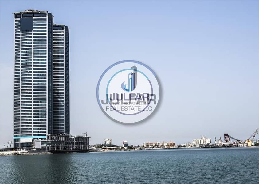 Spacious 1BHK |Sea View |Julphar Towers| For Rent