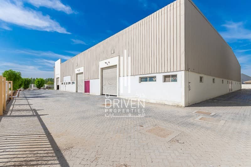 Well-managed Warehouse w / Office In DIP