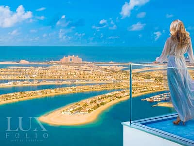 2 Bedroom Flat for Sale in Dubai Harbour, Dubai - Luxury 2BR | Full Palm View | Corner Type