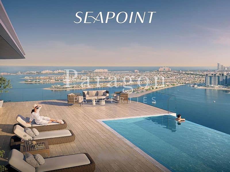 位于迪拜港，艾玛尔海滨社区，海洋之心社区 4 卧室的顶楼公寓 26660999 AED - 7826084