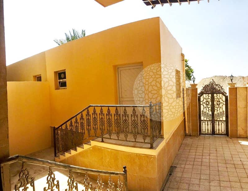 4 FABULOUS 6 BEDROOM SEMI INDEPENDENT VILLA WITH DRIVER ROOM FOR RENT IN KHALIFA CITY A