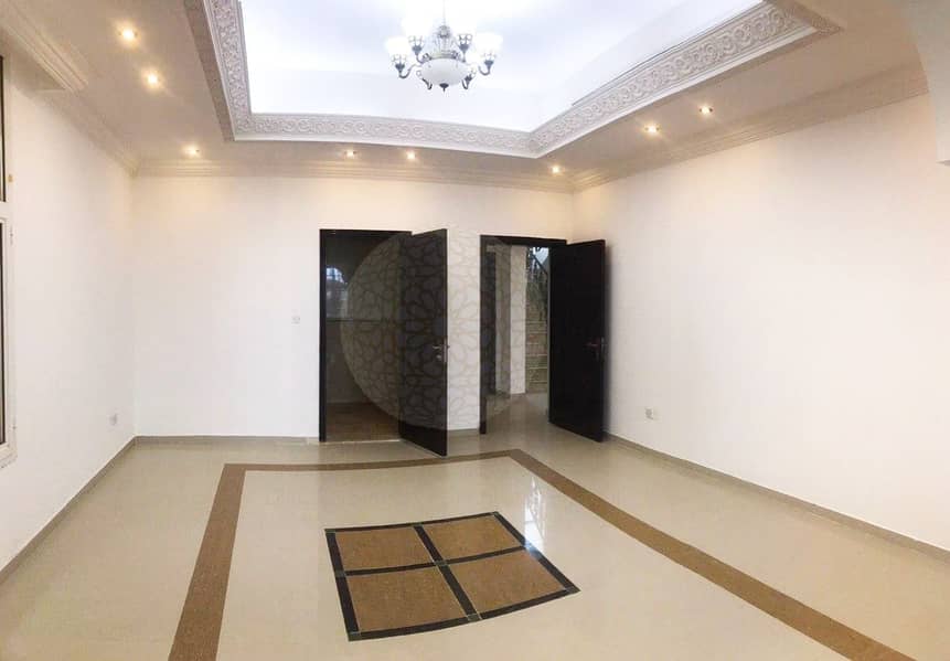 12 FABULOUS 6 BEDROOM SEMI INDEPENDENT VILLA WITH DRIVER ROOM FOR RENT IN KHALIFA CITY A