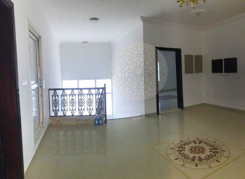 15 FABULOUS 6 BEDROOM SEMI INDEPENDENT VILLA WITH DRIVER ROOM FOR RENT IN KHALIFA CITY A