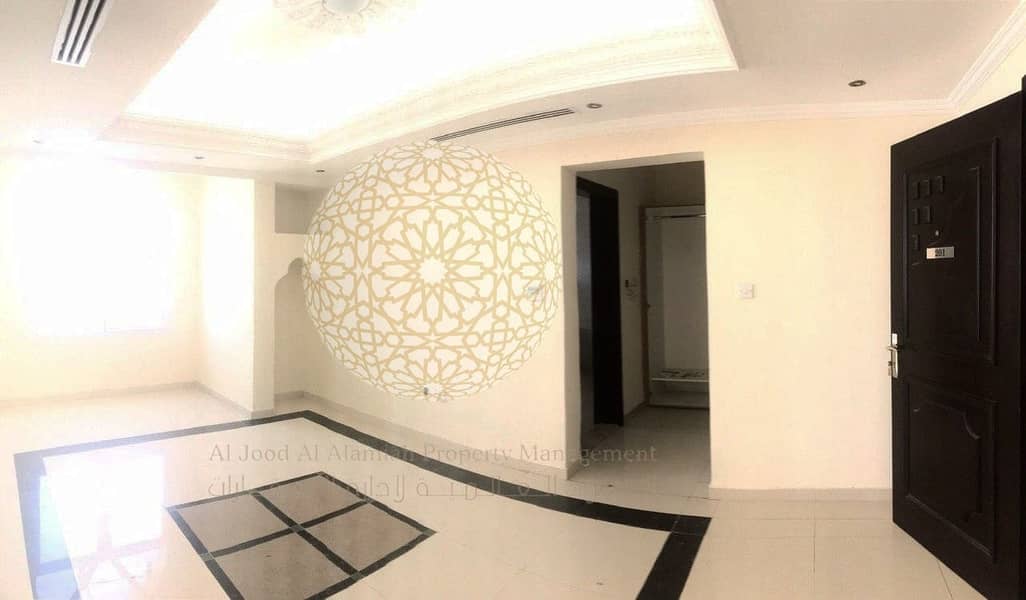 5 STUNNING 6 BED ROOM SEMI INDEPENDENT VILLA WITH ECO NATURE BEAUTY FOR RENT IN KHALIFA CITY A