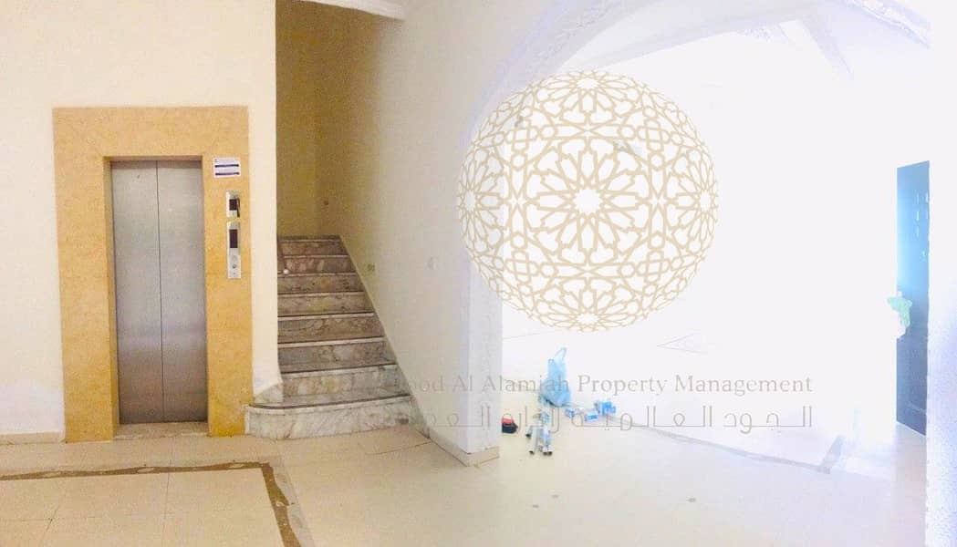7 STUNNING 6 BED ROOM SEMI INDEPENDENT VILLA WITH ECO NATURE BEAUTY FOR RENT IN KHALIFA CITY A