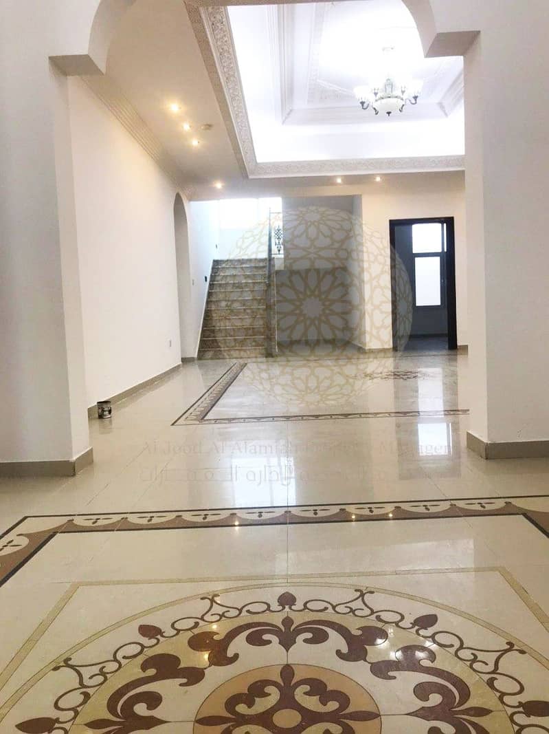 19 FABULOUS 6 BEDROOM SEMI INDEPENDENT VILLA WITH DRIVER ROOM FOR RENT IN KHALIFA CITY A