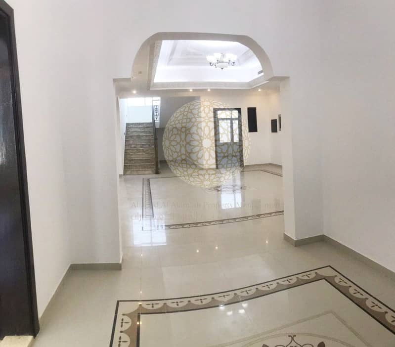 22 FABULOUS 6 BEDROOM SEMI INDEPENDENT VILLA WITH DRIVER ROOM FOR RENT IN KHALIFA CITY A