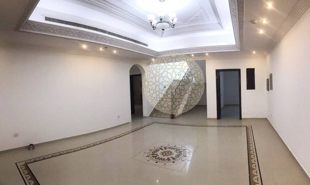 23 FABULOUS 6 BEDROOM SEMI INDEPENDENT VILLA WITH DRIVER ROOM FOR RENT IN KHALIFA CITY A