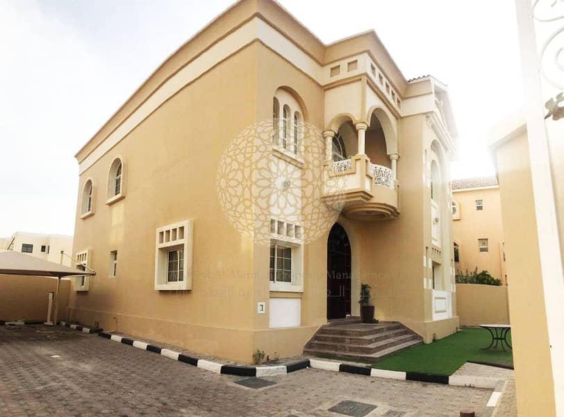 6 SURPRISING 5 BEDROOM COMPOUND VILLA WITH DRIVER ROOM AND MAID ROOM FOR RENT IN AL MAQTAA