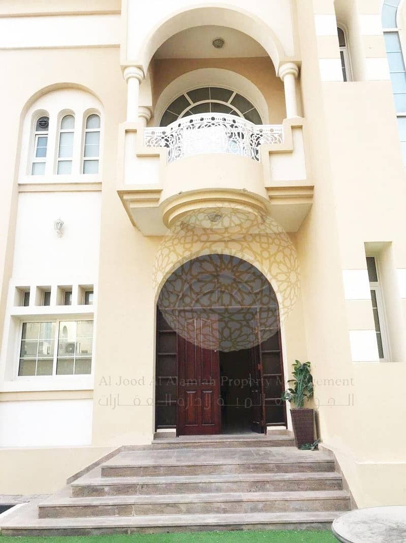 8 SURPRISING 5 BEDROOM COMPOUND VILLA WITH DRIVER ROOM AND MAID ROOM FOR RENT IN AL MAQTAA