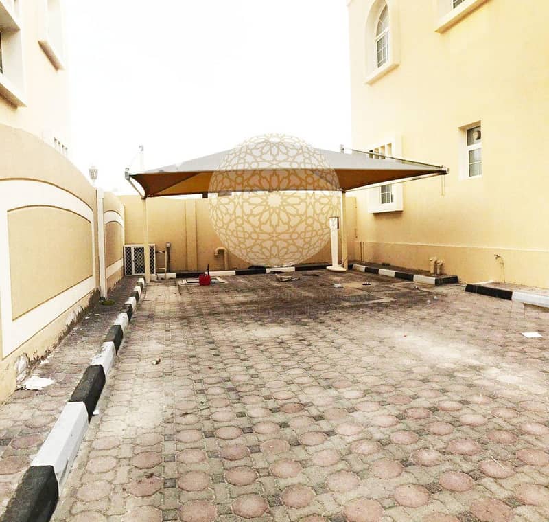 12 SURPRISING 5 BEDROOM COMPOUND VILLA WITH DRIVER ROOM AND MAID ROOM FOR RENT IN AL MAQTAA