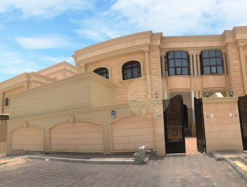 2 FABULOUS STONE FINISHING 5 BEDROOM INDEPENDENT VILLA FOR RENT WITH DRIVER ROOM IN KHALIFA CITY A