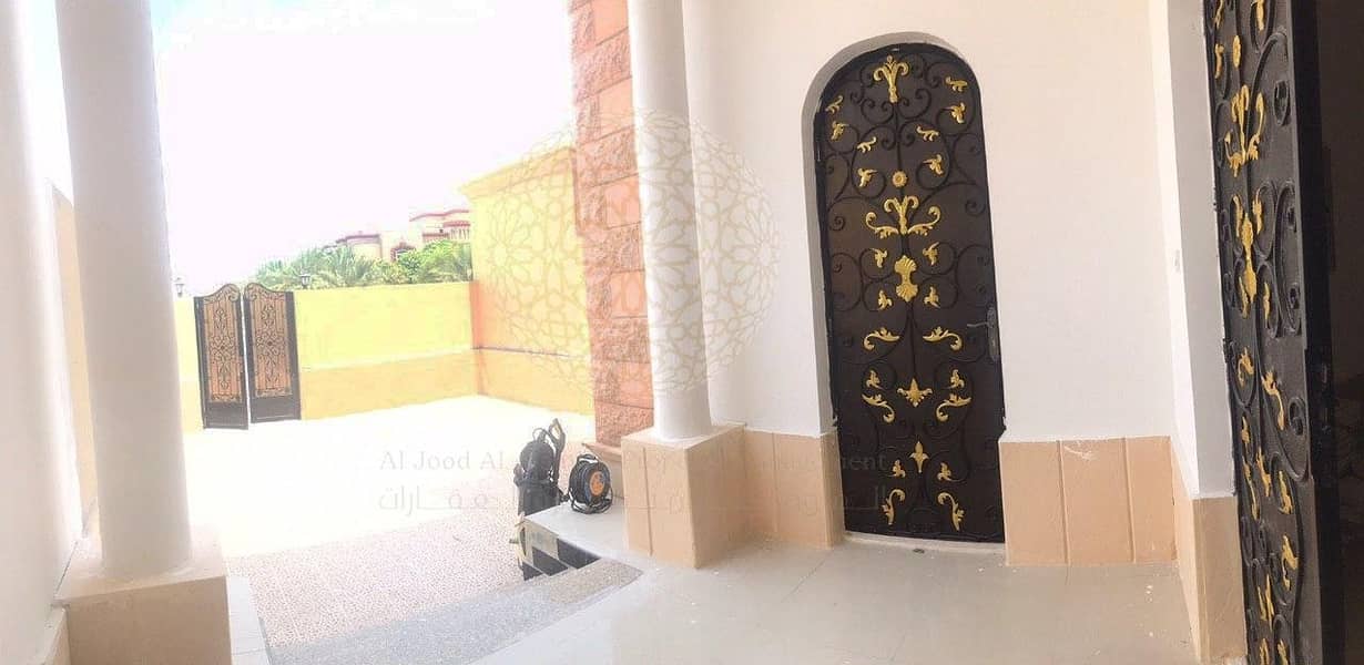 5 FABULOUS STONE FINISHING 5 BEDROOM INDEPENDENT VILLA FOR RENT WITH DRIVER ROOM IN KHALIFA CITY A