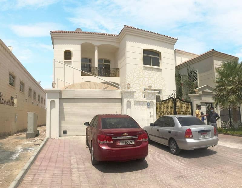 MARVELOUS 5 BEDROOM INDEPENDENT VILLA WITH MAID ROOM FOR RENT IN KHALIFA CITY A