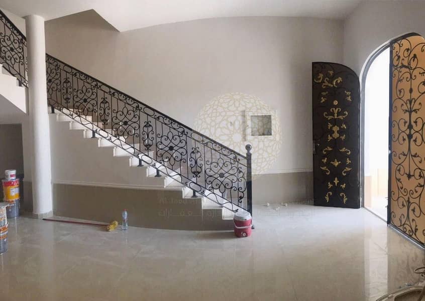 8 FABULOUS STONE FINISHING 5 BEDROOM INDEPENDENT VILLA FOR RENT WITH DRIVER ROOM IN KHALIFA CITY A