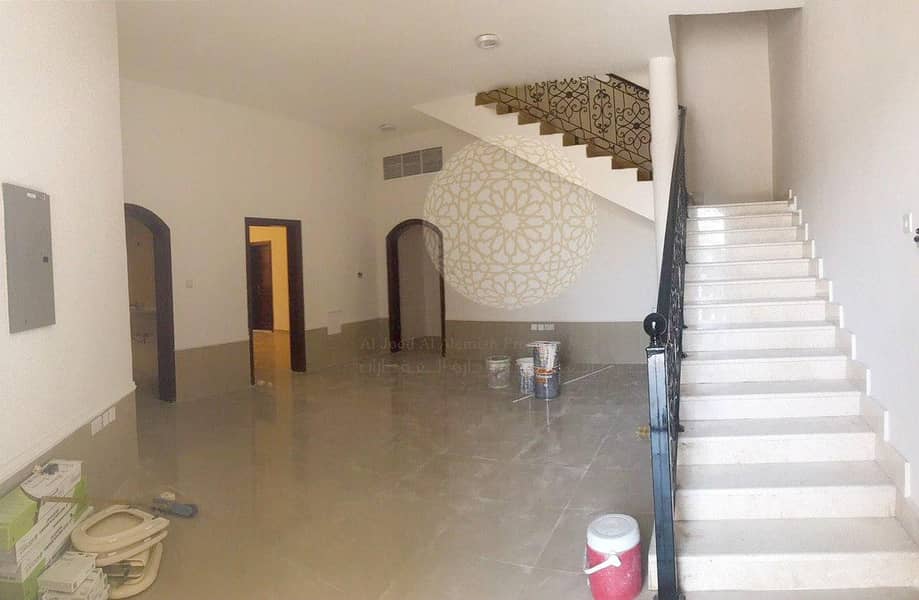 9 FABULOUS STONE FINISHING 5 BEDROOM INDEPENDENT VILLA FOR RENT WITH DRIVER ROOM IN KHALIFA CITY A