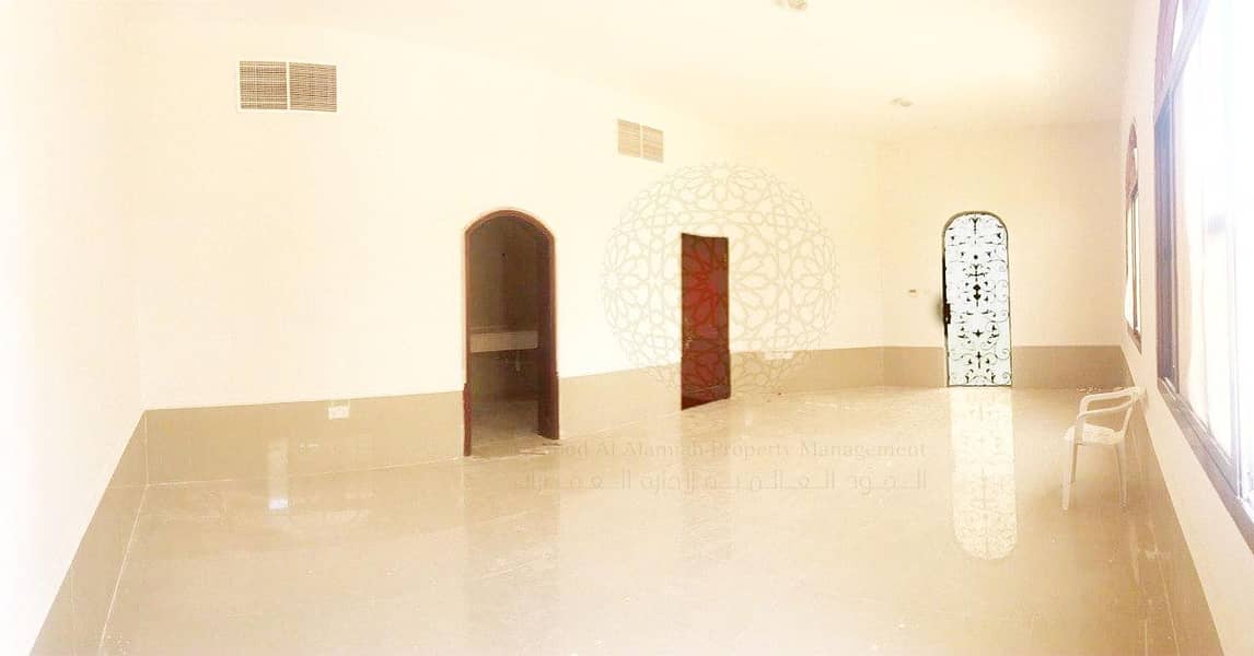 11 FABULOUS STONE FINISHING 5 BEDROOM INDEPENDENT VILLA FOR RENT WITH DRIVER ROOM IN KHALIFA CITY A