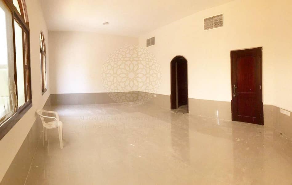 14 FABULOUS STONE FINISHING 5 BEDROOM INDEPENDENT VILLA FOR RENT WITH DRIVER ROOM IN KHALIFA CITY A