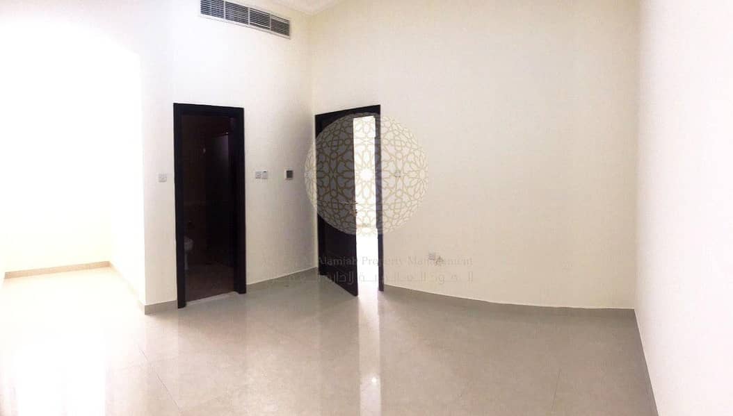 7 MARVELOUS 5 BEDROOM INDEPENDENT VILLA WITH MAID ROOM FOR RENT IN KHALIFA CITY A