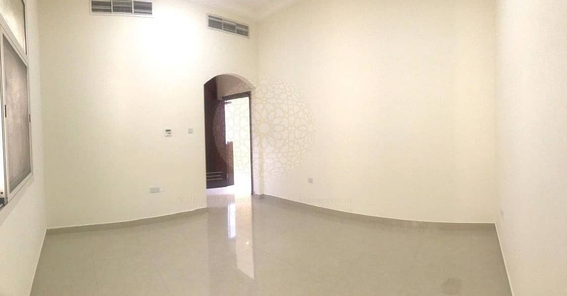8 MARVELOUS 5 BEDROOM INDEPENDENT VILLA WITH MAID ROOM FOR RENT IN KHALIFA CITY A