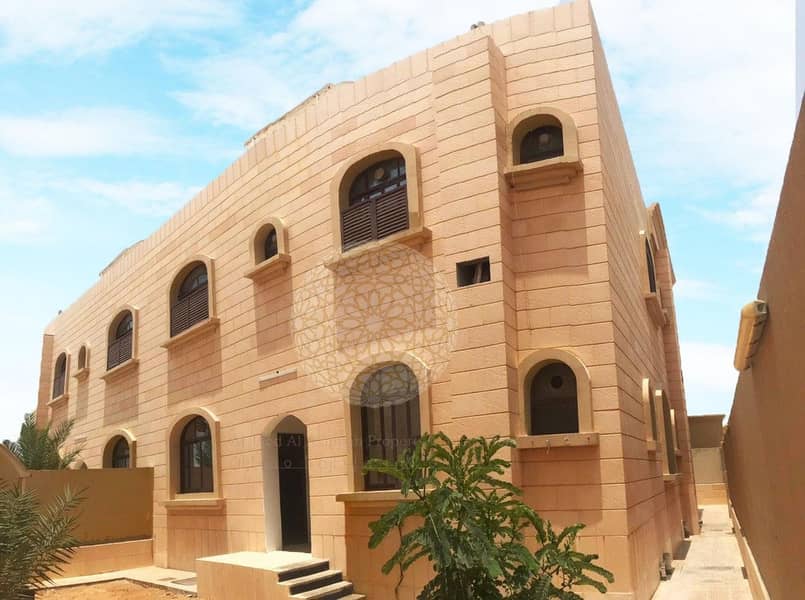 27 FABULOUS STONE FINISHING 5 BEDROOM INDEPENDENT VILLA FOR RENT WITH DRIVER ROOM IN KHALIFA CITY A