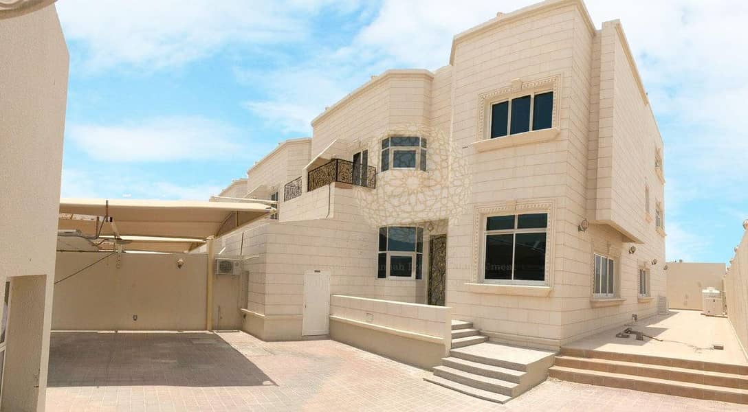 3 SUPER DELUXE  WHOLE 6 VILLA COMPOUND WITH 7 BEDROOM  AND  DRIVER ROOM FOR RENT IN SHAKHBOUT CITY