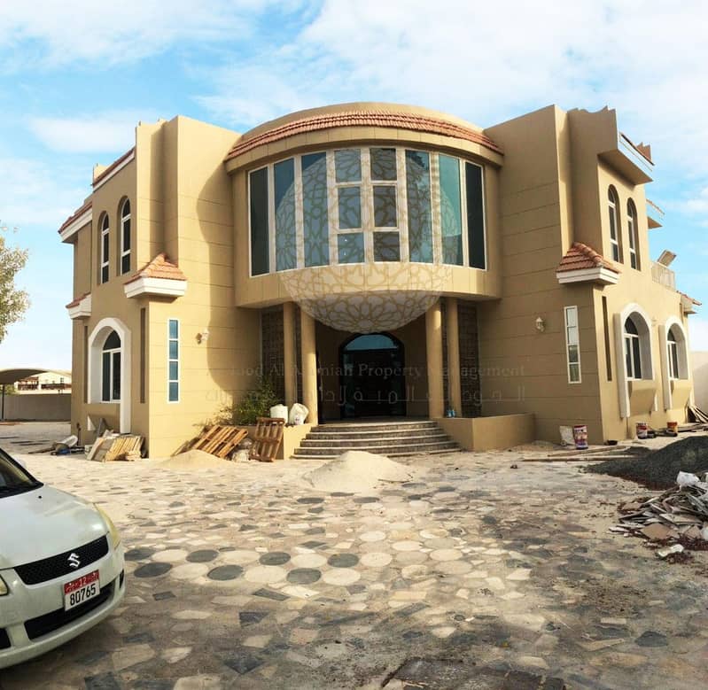 7 GORGEOUS 5 BEDROOM STAND ALONE VILLA IN A VERY BIG PLOT WITH SWIMMING POOL FOR RENT IN MOHAMMED BIN ZAYED