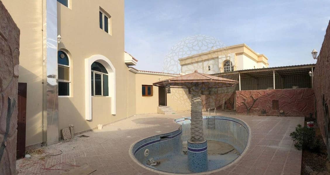 17 GORGEOUS 5 BEDROOM STAND ALONE VILLA IN A VERY BIG PLOT WITH SWIMMING POOL FOR RENT IN MOHAMMED BIN ZAYED