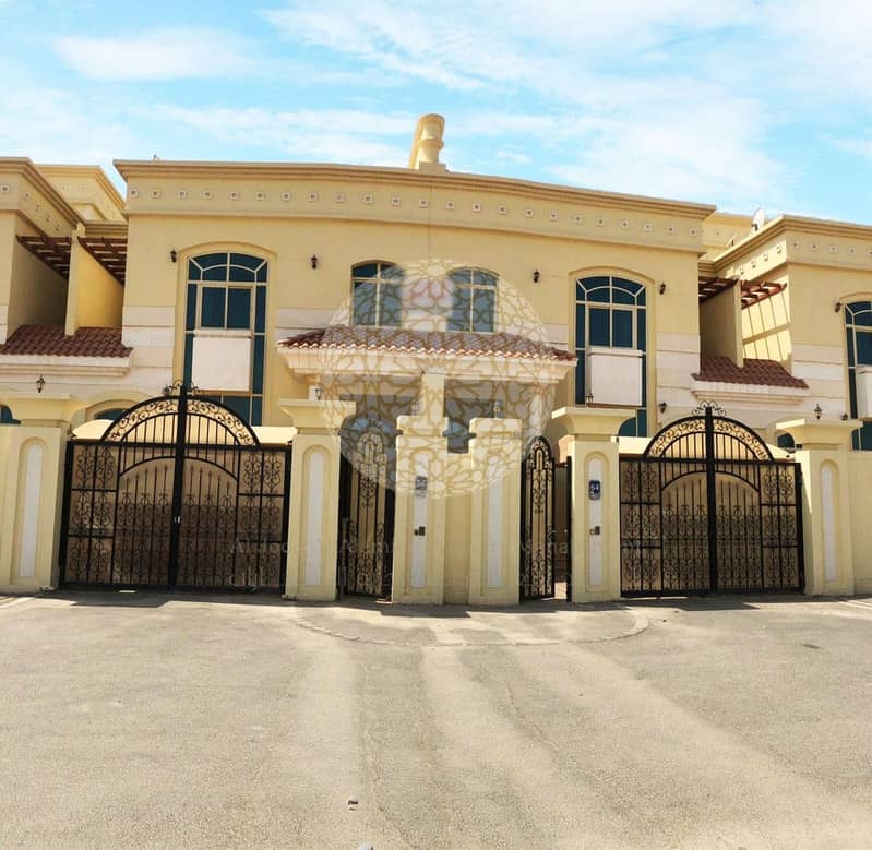 2 GORGEOUS 6 BEDROOM SEMI INDEPENDENT VILLA WITH MAID ROOM AND PARK VIEW FOR RENT IN KALIFA CITY A