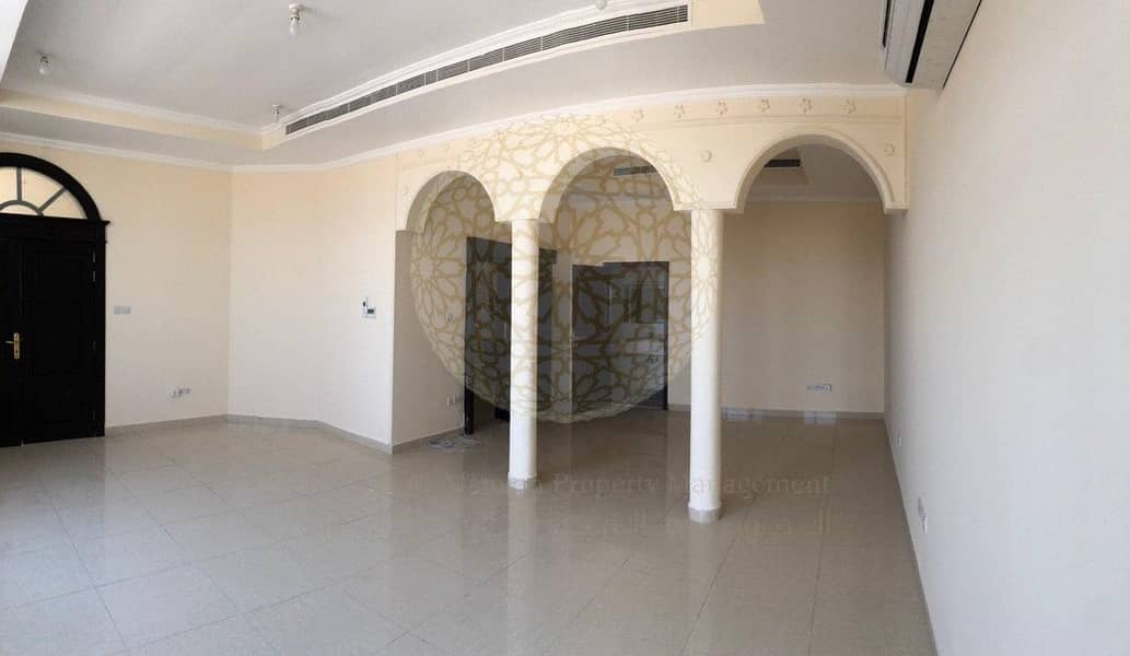 13 GORGEOUS 6 BEDROOM SEMI INDEPENDENT VILLA WITH MAID ROOM AND PARK VIEW FOR RENT IN KALIFA CITY A