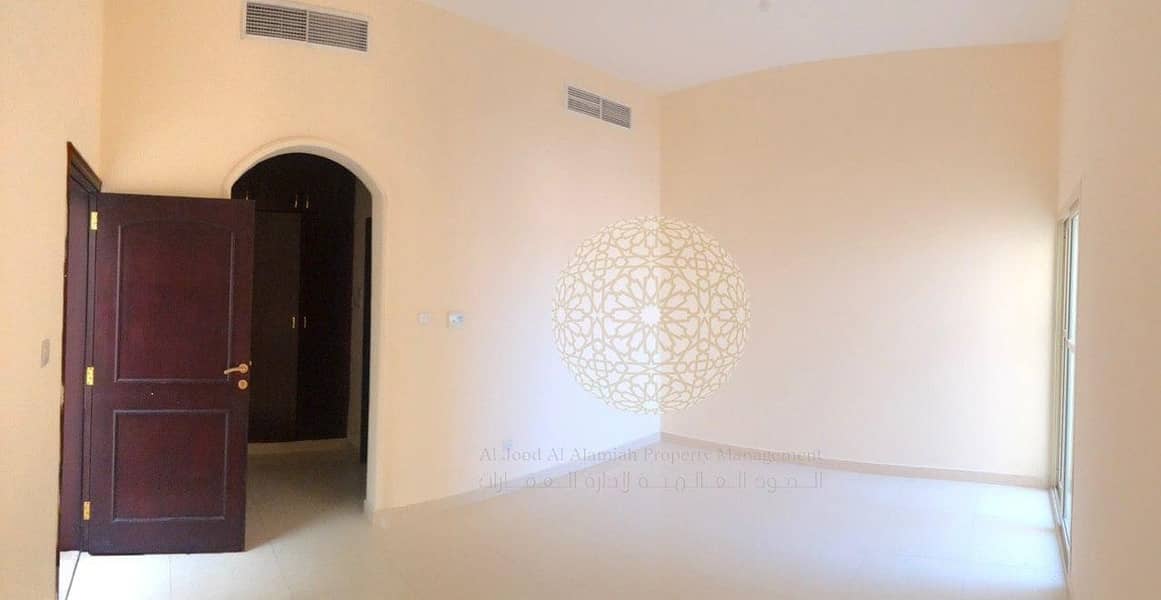 15 GORGEOUS 6 BEDROOM SEMI INDEPENDENT VILLA WITH MAID ROOM AND PARK VIEW FOR RENT IN KALIFA CITY A