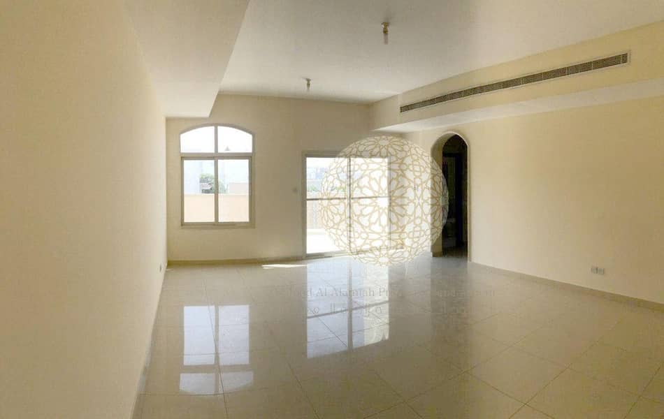 18 GORGEOUS 6 BEDROOM SEMI INDEPENDENT VILLA WITH MAID ROOM AND PARK VIEW FOR RENT IN KALIFA CITY A