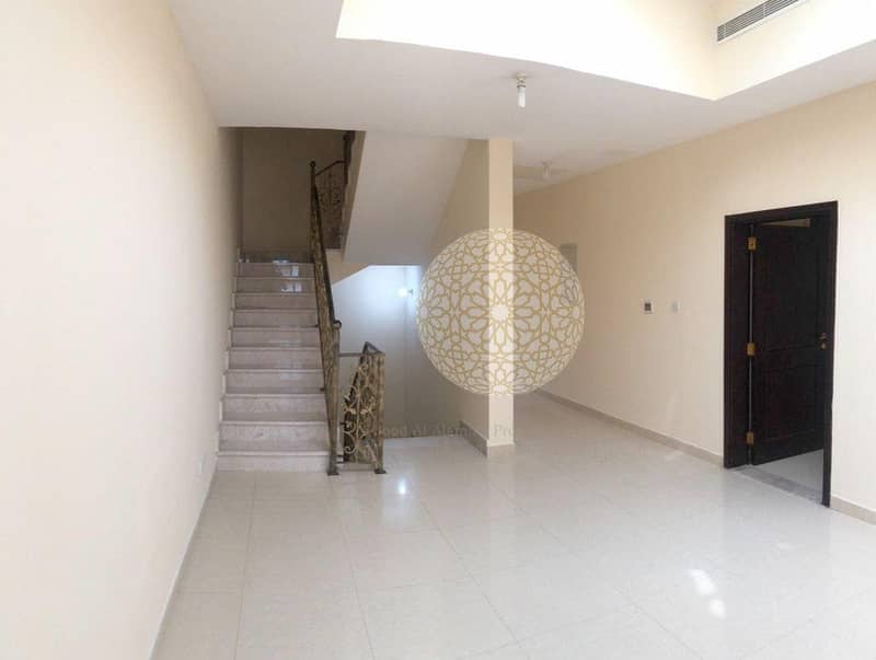 19 GORGEOUS 6 BEDROOM SEMI INDEPENDENT VILLA WITH MAID ROOM AND PARK VIEW FOR RENT IN KALIFA CITY A