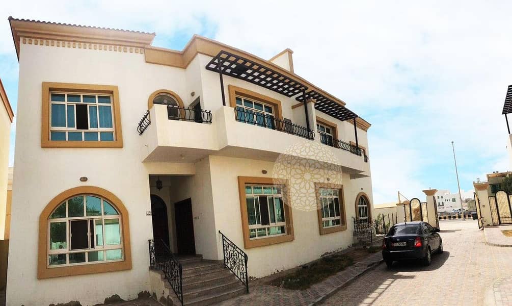 4 ULTRA-FINE 6 MASTER BEDROOM COMPOUND VILLA WITH MAID ROOM FOR RENT IN KHALIFA CITY A
