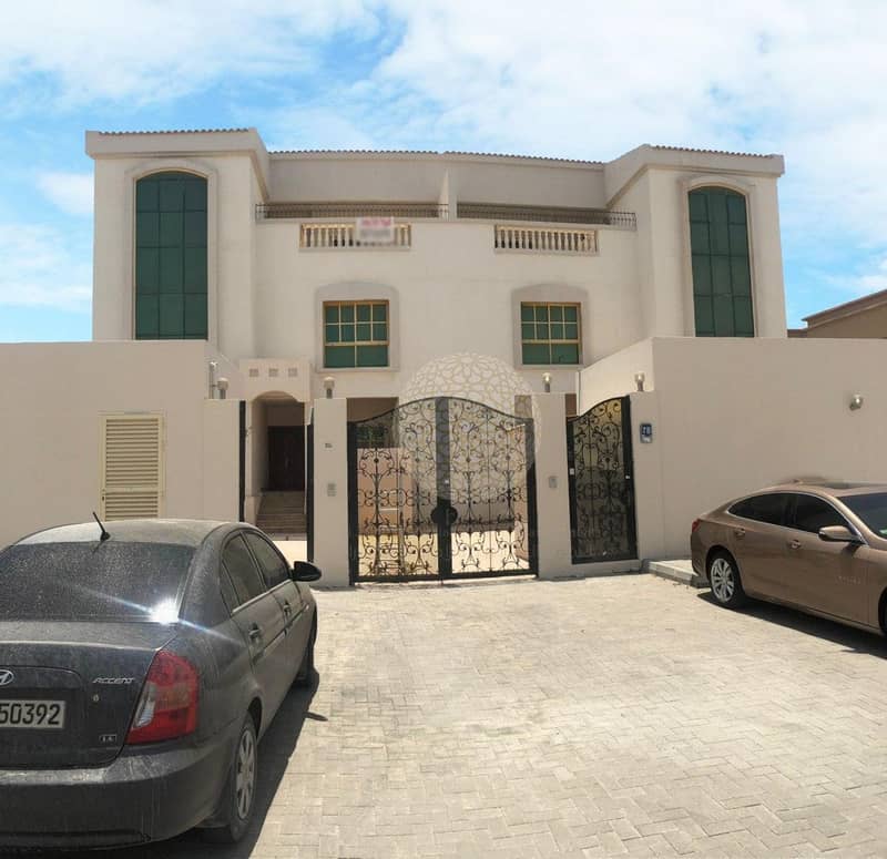 AMAZING 6 BEDROOM SEMI INDEPENDENT VILLA WITH MAID ROOM FOR RENT IN KHALIFA CITY A