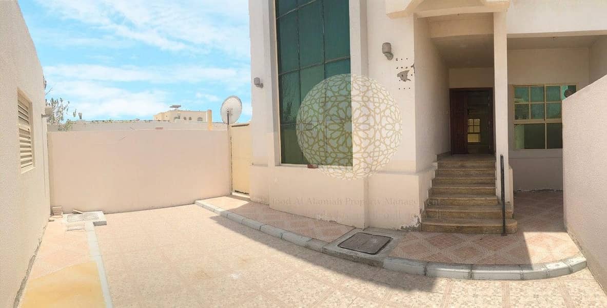 2 AMAZING 6 BEDROOM SEMI INDEPENDENT VILLA WITH MAID ROOM FOR RENT IN KHALIFA CITY A