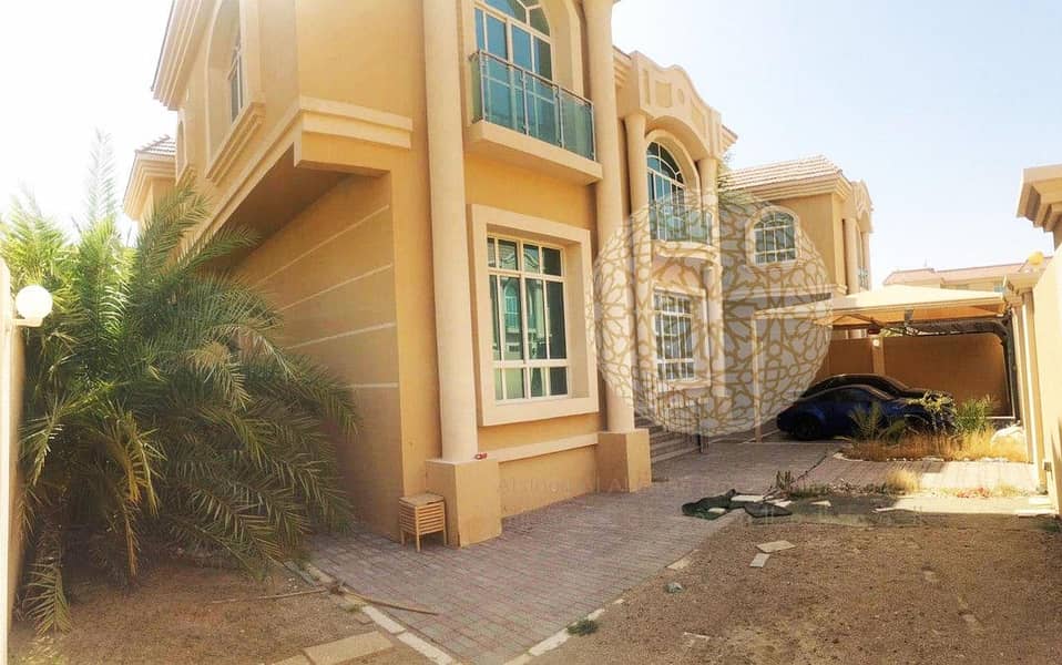 5 BEAUTIFUL 6 BEDROOM COMPOUND VILLA WITH MAID ROOM FOR RENT IN KHALIFA CITY A