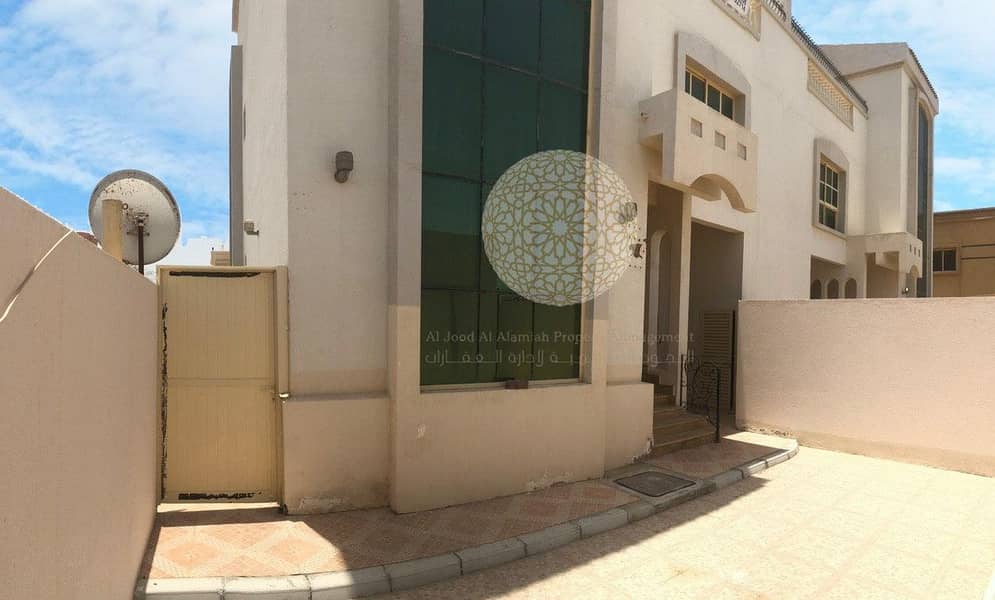 5 AMAZING 6 BEDROOM SEMI INDEPENDENT VILLA WITH MAID ROOM FOR RENT IN KHALIFA CITY A