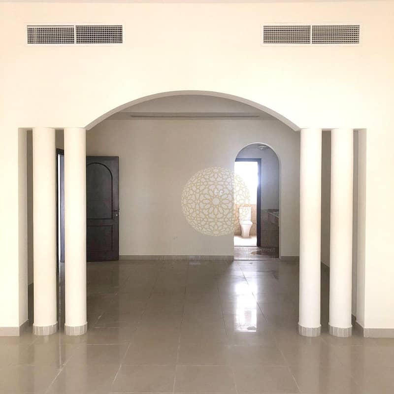 12 ULTRA-FINE 6 MASTER BEDROOM COMPOUND VILLA WITH MAID ROOM FOR RENT IN KHALIFA CITY A