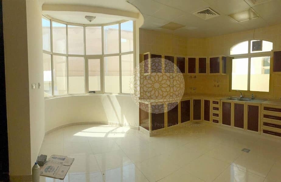 31 GORGEOUS 6 BEDROOM SEMI INDEPENDENT VILLA WITH MAID ROOM AND PARK VIEW FOR RENT IN KALIFA CITY A