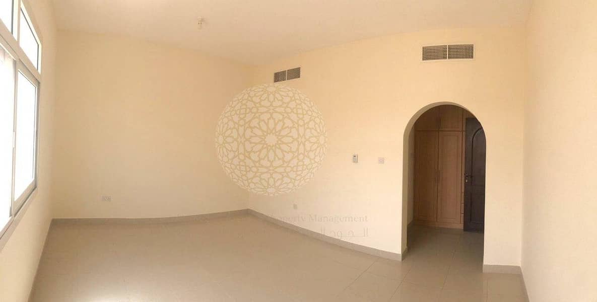 14 ULTRA-FINE 6 MASTER BEDROOM COMPOUND VILLA WITH MAID ROOM FOR RENT IN KHALIFA CITY A