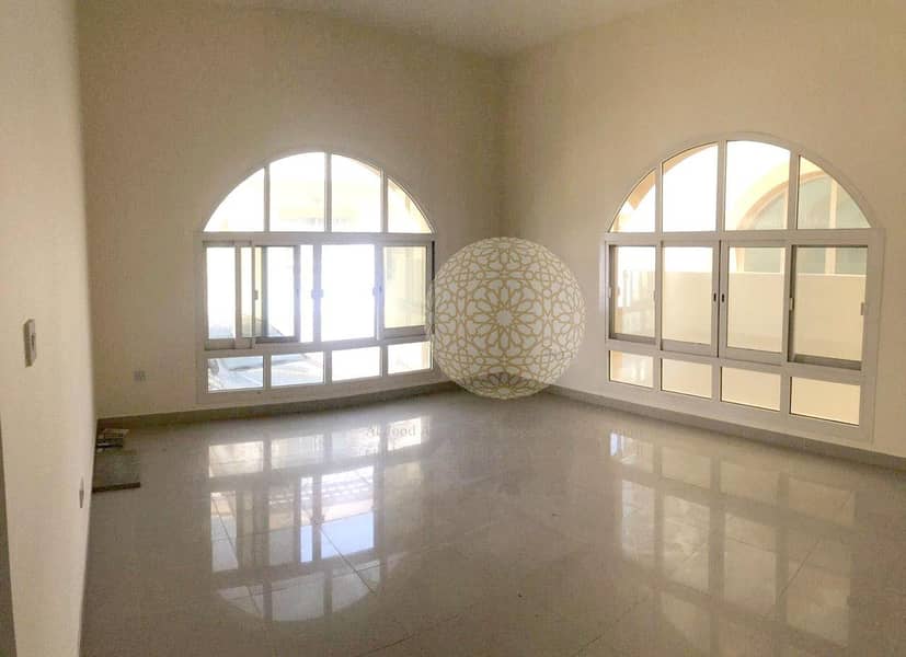 17 ULTRA-FINE 6 MASTER BEDROOM COMPOUND VILLA WITH MAID ROOM FOR RENT IN KHALIFA CITY A