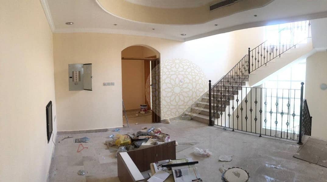 16 BEAUTIFUL 6 BEDROOM COMPOUND VILLA WITH MAID ROOM FOR RENT IN KHALIFA CITY A