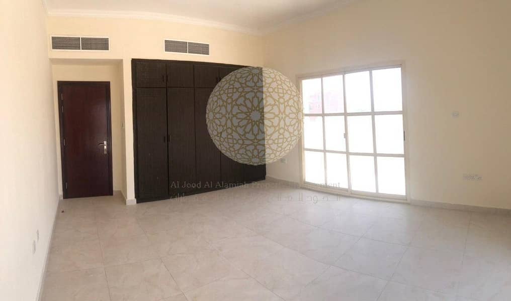 13 AMAZING 6 BEDROOM SEMI INDEPENDENT VILLA WITH MAID ROOM FOR RENT IN KHALIFA CITY A