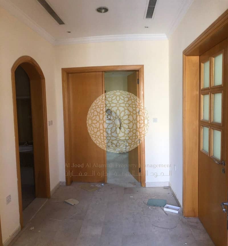 19 BEAUTIFUL 6 BEDROOM COMPOUND VILLA WITH MAID ROOM FOR RENT IN KHALIFA CITY A