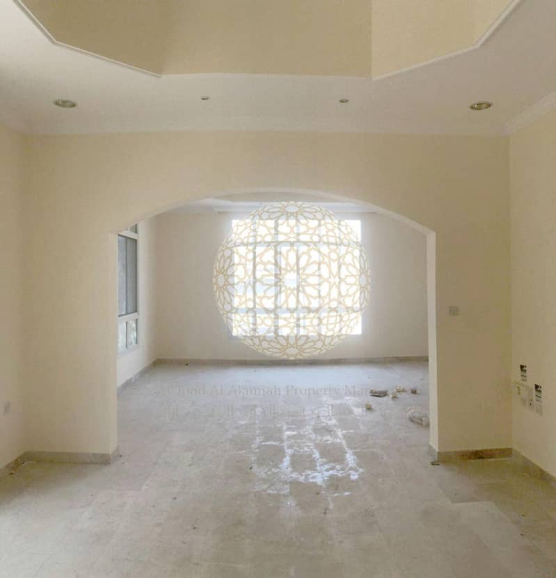 22 BEAUTIFUL 6 BEDROOM COMPOUND VILLA WITH MAID ROOM FOR RENT IN KHALIFA CITY A