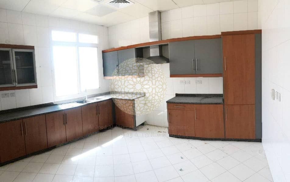 29 BEAUTIFUL 6 BEDROOM COMPOUND VILLA WITH MAID ROOM FOR RENT IN KHALIFA CITY A