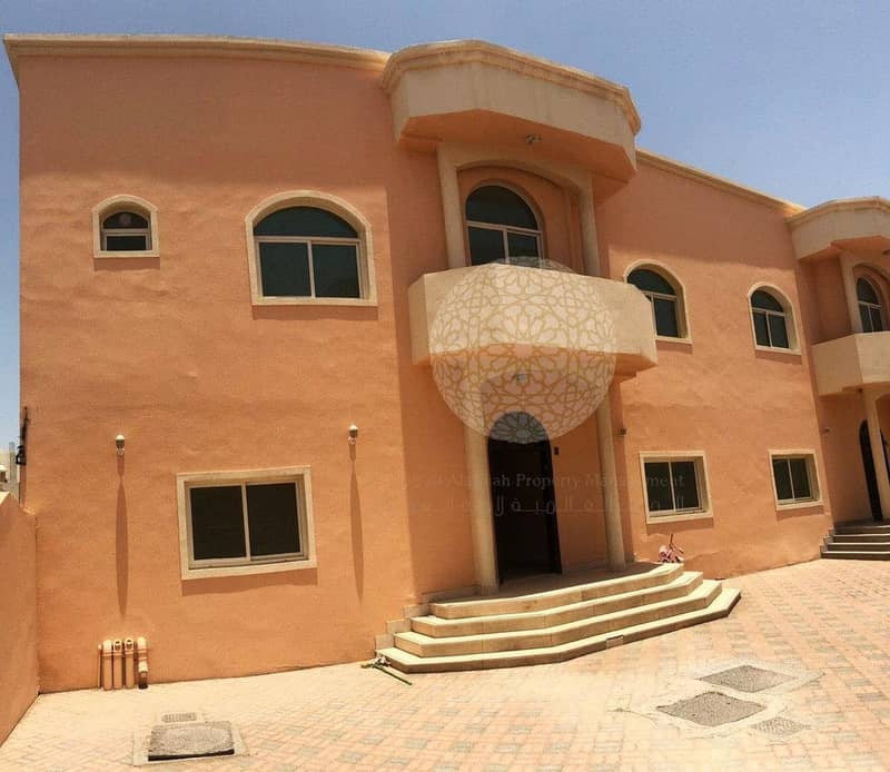 2 SWEET AND BRIGHT 4 BEDROOM COMPOUND VILLA WITH MAJLIS AND MAID ROOM FOR RENT IN KHALIFA CITY A