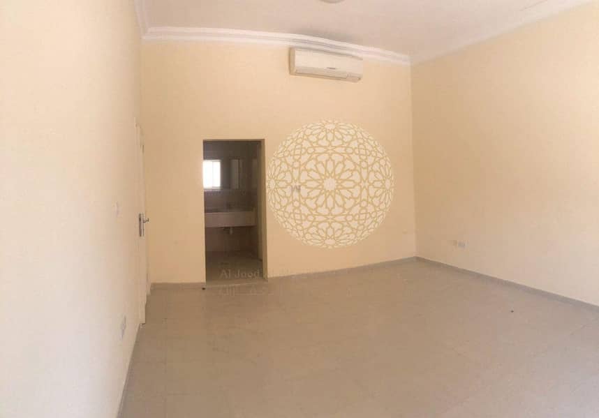 9 SWEET AND BRIGHT 4 BEDROOM COMPOUND VILLA WITH MAJLIS AND MAID ROOM FOR RENT IN KHALIFA CITY A