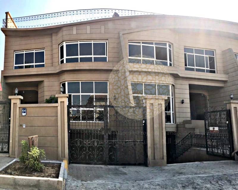 VIP 5 BEDROOM SEMI INDEPENDENT VILLA WITH SWIMMING POOL AND BASEMENT CAR PARKING FOR RENT IN AL NAHYAN